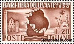 Italy Stamp Scott nr 542 - Francobolli Sassone nº 627 - Click Image to Close