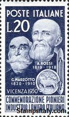 Italy Stamp Scott nr 543 - Francobolli Sassone nº 628 - Click Image to Close